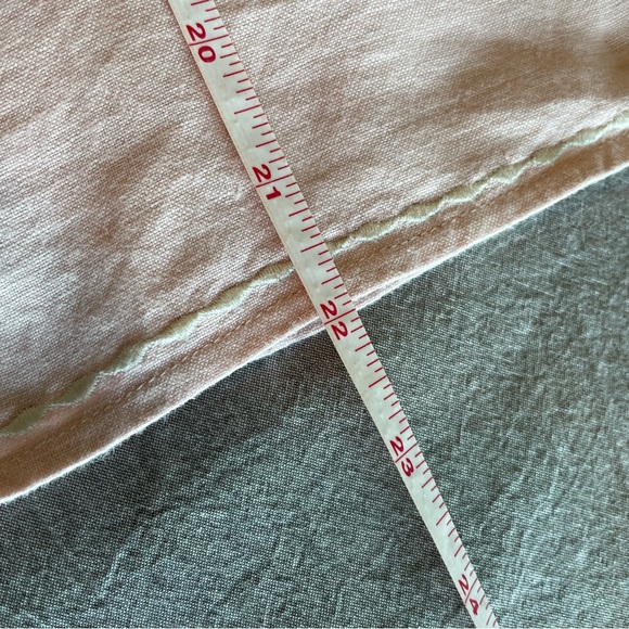 Old Navy Linen Tunic, Pink Tunic Top, Linen Shirt, Light Pink Top, 2000s, Small - Picture 12 of 13